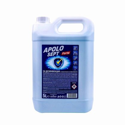 Дезинфектант Apolo Sept Forte Течен, 5 l