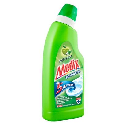 Почистващ препарат за тоалетна Medix WC Power Gel Гел 500 ml Apple & Mint