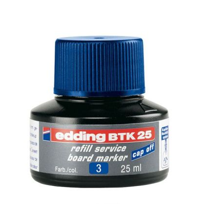 Мастило Edding BTK-25 За маркери за бяла дъска, 25 ml Синьо