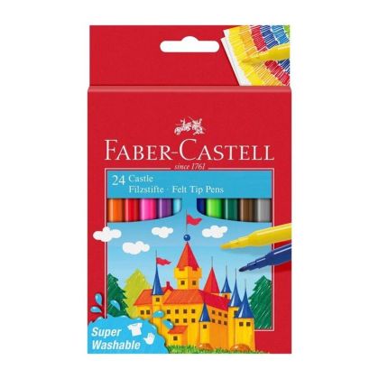 Флумастери Faber-Castell  24 цвята