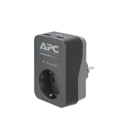 Филтър APC Essential SurgeArrest 1 Outlet 2 USB Ports Black 230V Germany