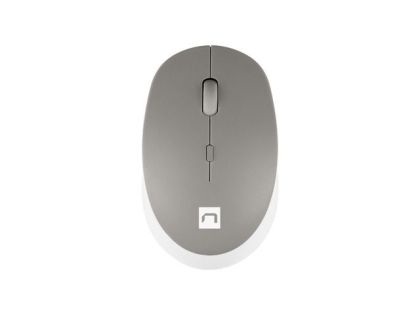 Мишка Natec Mouse Harrier 2, 1600 DPI Bluetooth 5.1 White-Grey