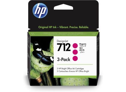 Консуматив HP 712 Magenta Ink Cartridge 3-Pack