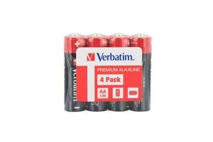 Батерия Verbatim ALKALINE BATTERY AA 4 PACK (SHRINK WRAP)