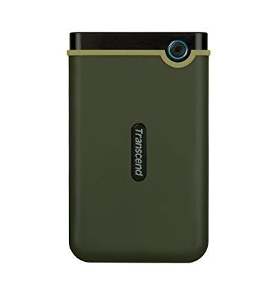 Твърд диск Transcend 2TB, 2.5" Portable HDD, StoreJet M3, Military Green, Slim