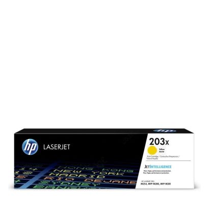 Консуматив HP 203X Original Yellow LaserJet Toner Cartridge