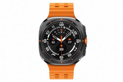 Часовник Samsung L705 Galaxy Watch Ultra, 47mm, LTE Orange Band, Titanium Gray