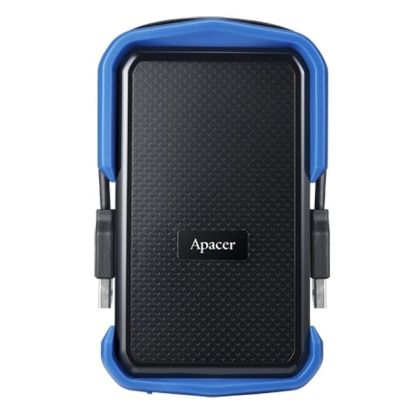 Твърд диск Apacer AC631, 2TB 2.5" SATA HDD USB 3.2 Military-Grade Shockproof Portable Hard Drive