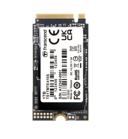 Твърд диск Transcend 1TB, M.2 2242, PCIe Gen4x4, NVMe, 3D TLC, DRAM-less