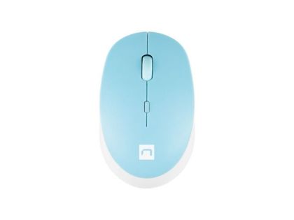 Мишка Natec Mouse Harrier 2, 1600 DPI Bluetooth 5.1 White-Blue