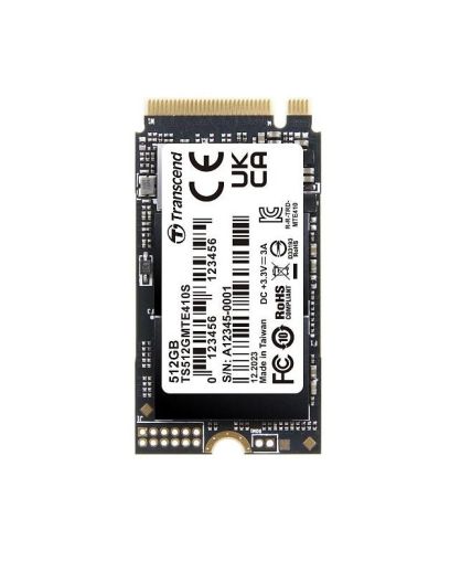 Твърд диск Transcend 512GB, M.2 2242, PCIe Gen4x4, NVMe, 3D TLC, DRAM-less