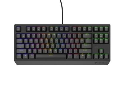 Клавиатура Genesis Gaming Keyboard Thor 230 TKL US RGB Mechanical Outemu Brown Black Hot Swap