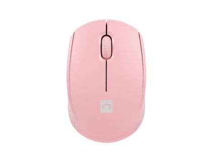 Мишка Natec Mouse Stork Wireless 1600DPI Optical, Pink+Natec Mouse Pad Photo Italy 220 x 180 mm