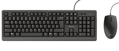 Комплект TRUST Primo Keyboard & Mouse BG Layout