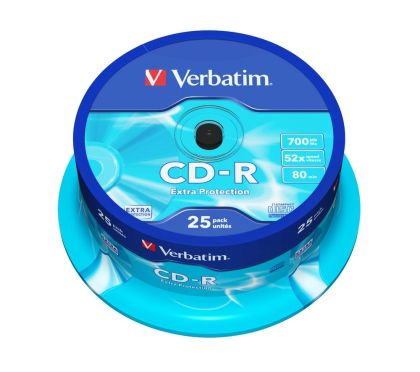 Медия Verbatim CD-R 700MB 52X EXTRA PROTECTION SURFACE (25 PACK)