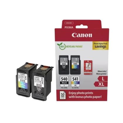 Консуматив Canon PG-540L / CL541XL PVP + Canon Photo Paper Variety Pack A4 & 10 x 15cm (VP-101)