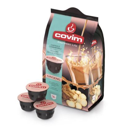 Кафе капсула Covim Ginseng 16 бр., съвместими с Dolce Gusto