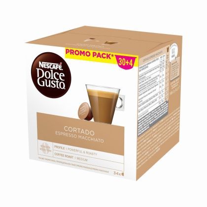 Кафе капсула NESCAFE Dolce Gusto Cortado Espresso 30+4 бр.