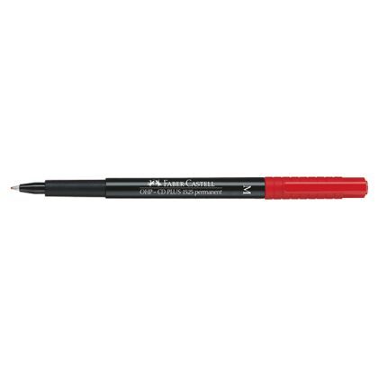 Универсален перманентен OHP маркер Faber-Castell 1525 М 1.0 mm Червен