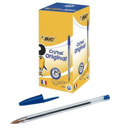 Химикалка Bic Cristal Medium 0.4 mm Синя