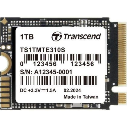 Твърд диск Transcend 1TB, M.2 2230, PCIe Gen4x4, NVMe, 3D TLC, DRAM-less