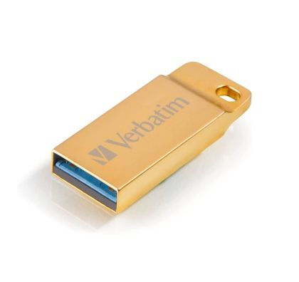 Памет Verbatim Metal Executive 32GB USB 3.0 Gold