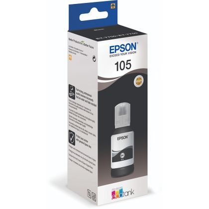 Консуматив Epson 105 EcoTank Pigment Black ink bottle x 10+Epson 105 EcoTank Pigment Black ink bottle 11