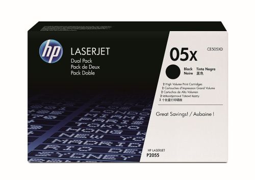 Консуматив HP 05X Black Dual Pack LaserJet Toner Cartridges