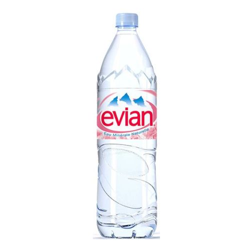 Вода Evian Минерална 1.5 l, 12 броя в стек