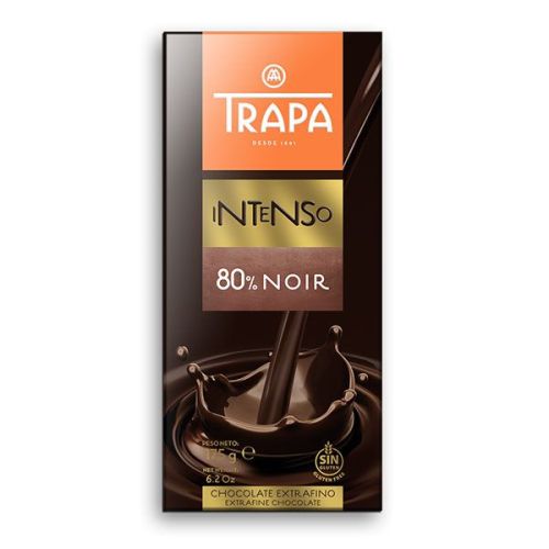 Шоколад Trapa Intenso 80% Какао, 175 g