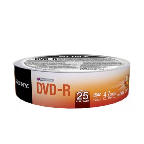 DVD-R Sony 16x 4.7 GB 25 бр., Bulk
