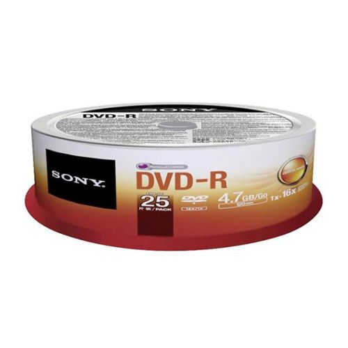 DVD-R Sony 16x 4.7 GB 25 бр., шпиндел