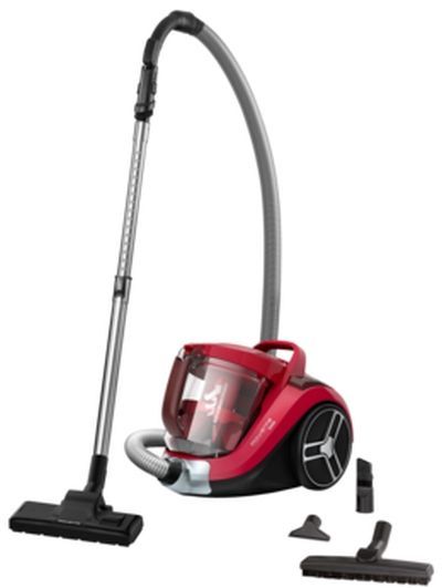 Прахосмукачка Rowenta RO4853EA COMPACT POWER XXL, RED, 2.5L, 550W, 75dB, parquet - crevice tool - upholstery nozzle