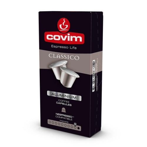 Кафе капсула Covim Alluminium Classico 10 бр., съвместими с Nespresso