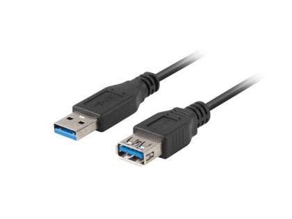 Кабел Natec Cable Extreme Media USB-A M/F 3.0 CABLE 1.8M Black