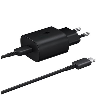 Зарядно устройство Samsung Super Fast Travel Charger, 25W, USB-C, Black