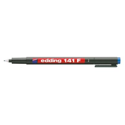 Универсален перманентен OHP маркер Edding 141 F 0.6 mm Син