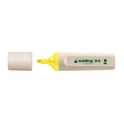 Текст маркер Edding 24 Ecoline Скосен връх 2-5 mm Жълт
