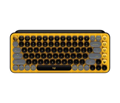 Клавиатура Logitech POP Keys Wireless Mechanical Keyboard With Emoji Keys - BLAST_YELLOW - US INT'L - INTNL