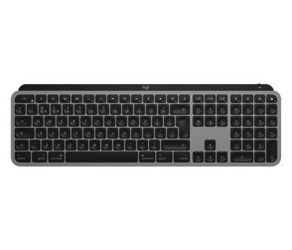 Клавиатура Logitech MX Keys for Mac Advanced Wireless Illuminated Keyboard - SPACE GREY - US INTL - 2.4GHZ/BT - N/A - EMEA