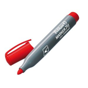 Перманентен маркер Pelikan 711 Объл връх 1.5 mm Червен