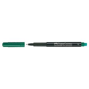 Универсален перманентен OHP маркер Faber-Castell 1513 F 0.6 mm Зелен