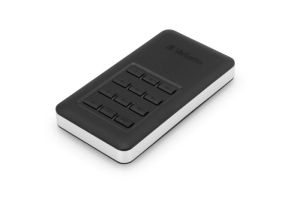 Твърд диск Verbatim STORE 'N' GO Secure HDD with keypad, USB 3.1 Gen 1 1TB black, 256-bit AES encryption