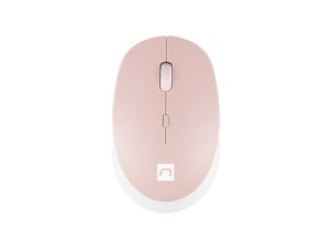 Мишка Natec Mouse Harrier 2, 1600 DPI Bluetooth 5.1 White-Pink