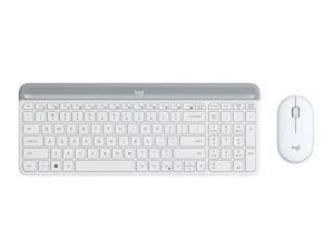 Комплект Logitech Slim Wireless Keyboard and Mouse Combo MK470 - OFFWHITE