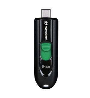 Памет Transcend 64GB, USB3.2, Pen Drive, Type-C, Capless, Black