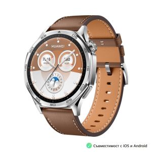 Часовник Huawei Watch GT5 Vili-B19L + Huawei FreeBuds 5i Ceramic White