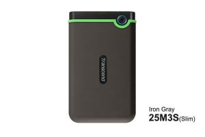 Твърд диск Transcend 4TB, 2.5" Portable HDD, StoreJet M3, Iron Gray