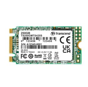 Твърд диск Transcend 250GB, M.2 2242 SSD, SATA3 B+M Key, TLC