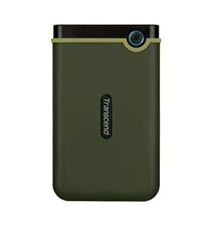 Твърд диск Transcend 2TB, 2.5" Portable HDD, StoreJet M3, Military Green, Slim